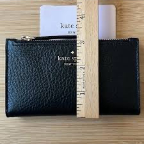 Kate Spade Black Pebbled Wallet - Picture 3 of 3